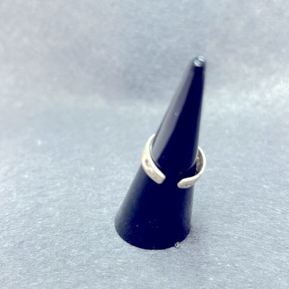 925 Thailand Sterling Silver Footprints Toe Ring Adjustable Size - Picture 7 of 12